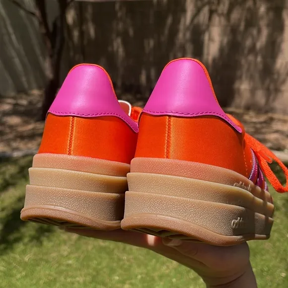 NWT ADIDAS Gazelle Bold Platform Shoes!