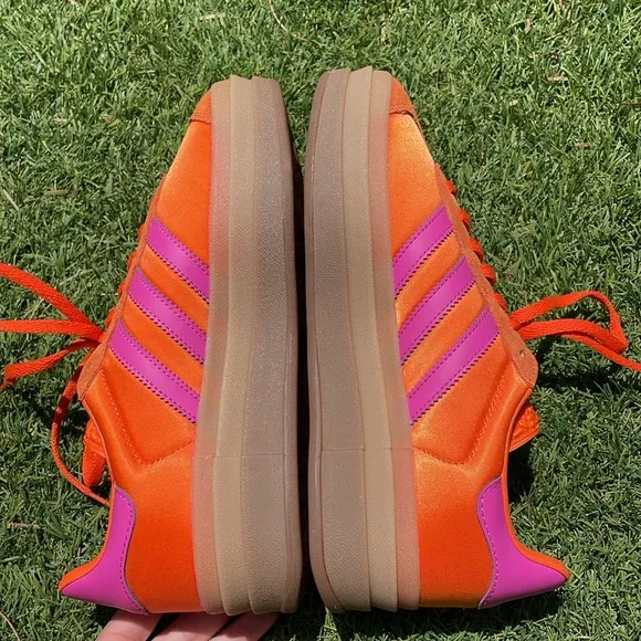 NWT ADIDAS Gazelle Bold Platform Shoes!
