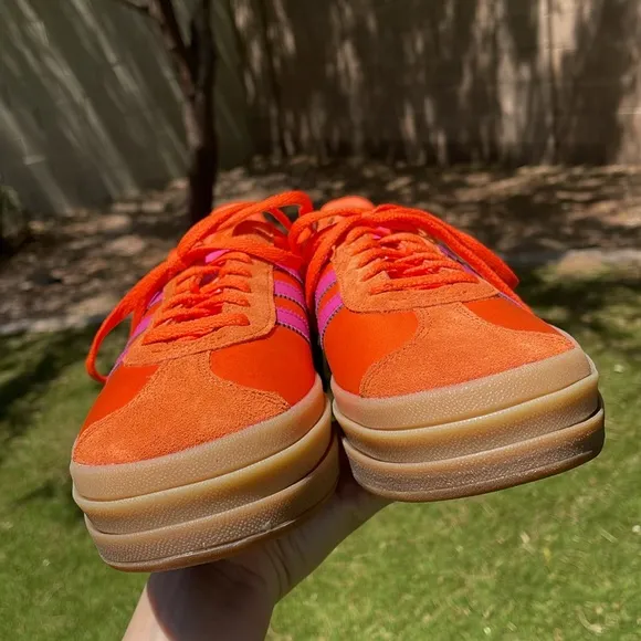 NWT ADIDAS Gazelle Bold Platform Shoes!