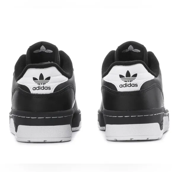 NWT Adidas Rivalry Low Black White Sneakers Big Kids 7 Women’s 8.5