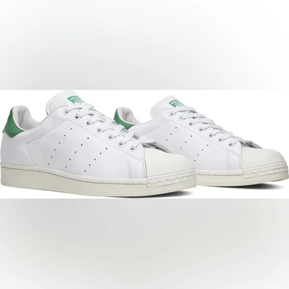 NWT Adidas Stan Smith Superstan white green classic sneaker originals superstar