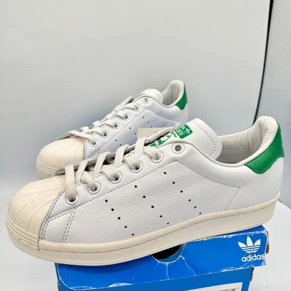 NWT Adidas Stan Smith Superstan white green classic sneaker originals superstar