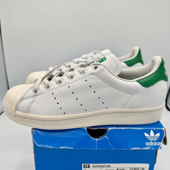 NWT Adidas Stan Smith Superstan white green classic sneaker originals superstar