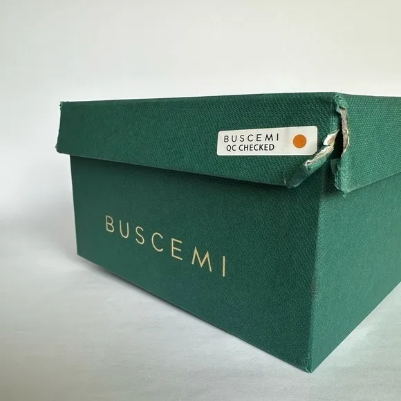 NWT Buscemi 100MM Toddler Gold Sneaker Shoes T29 US size 12 size 12.5