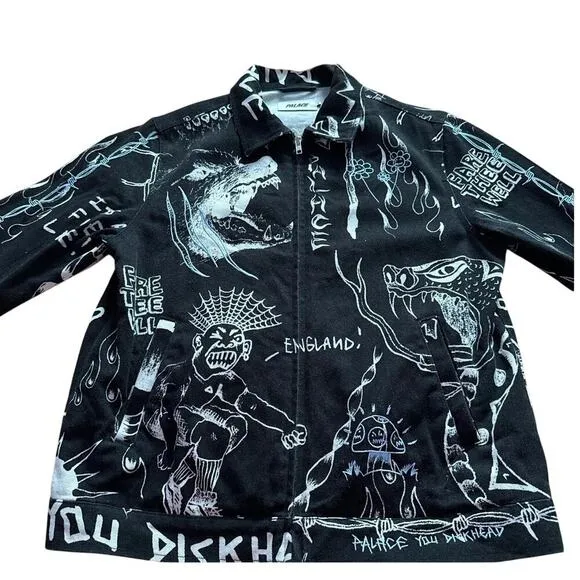 NWT Chicos Embroidered Dragon Jacket Island $128 3