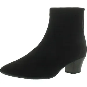 NWT Clarks Teresa Boot Womens Faux Black Suede Zipper Ankle Boots-Size6