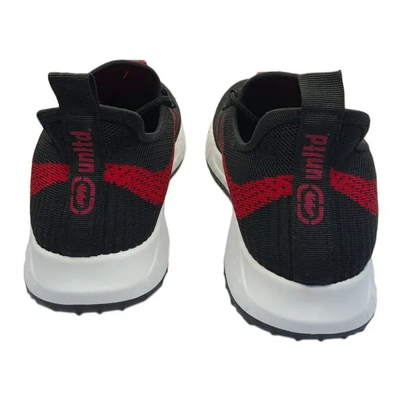 NWT ECKO UNLTD AUTHENTIC MEN'S BLACK KNIT LACE UP SNEAKERS SHOES SIZE 10