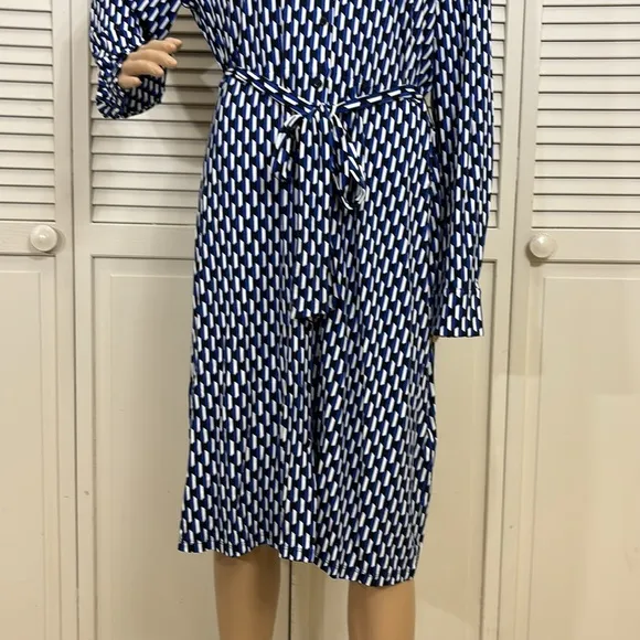 NWT HOBBS Sandrine Patterned Shirt Dress Size 14