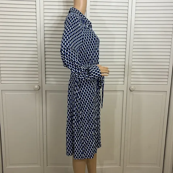 NWT HOBBS Sandrine Patterned Shirt Dress Size 14