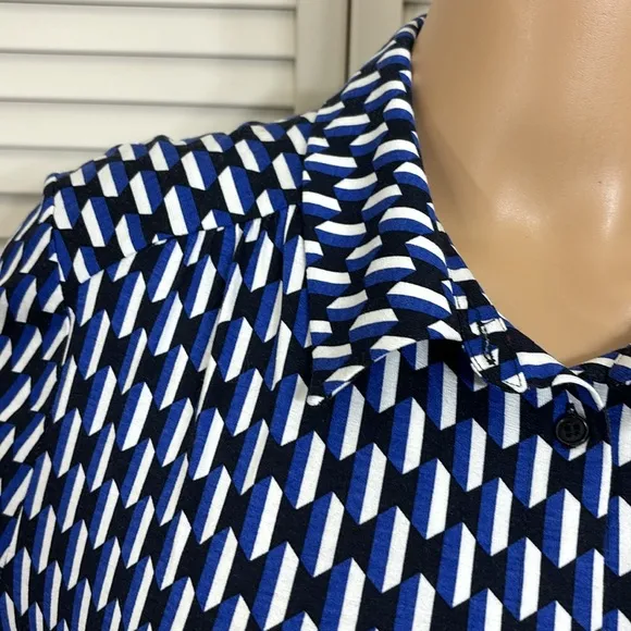 NWT HOBBS Sandrine Patterned Shirt Dress Size 14