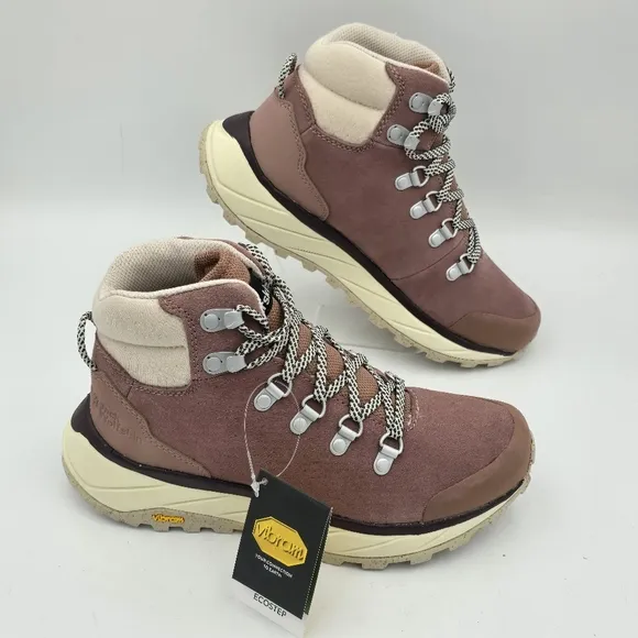 NWT Jack Wolfskin Women's Terraventure Urban Mid W Hiking Shoes, Rose/White, 5.5