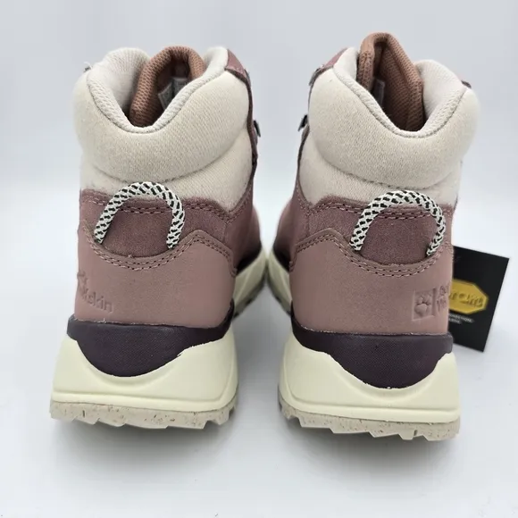 NWT Jack Wolfskin Women's Terraventure Urban Mid W Hiking Shoes, Rose/White, 5.5