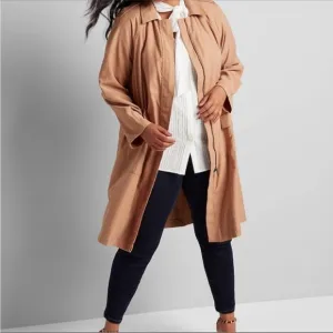 NWT Lane Bryant Utility duster jacket