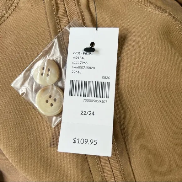 NWT Lane Bryant Utility duster jacket