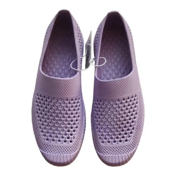 NWT Layer 8 Katie Rubber comfy Shoes Lavender Sizes 7 &amp; 8 Available