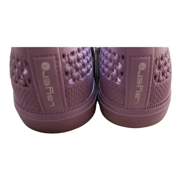 NWT Layer 8 Katie Rubber comfy Shoes Lavender Sizes 7 &amp; 8 Available
