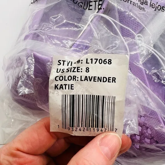 NWT Layer 8 Katie Rubber comfy Shoes Lavender Sizes 7 &amp; 8 Available