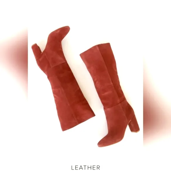 NWT Lulu's Chinese Laundry Krafty Redwood suede leather boots size 8