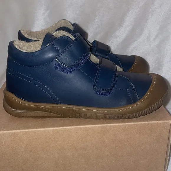 NWT NATURINO NIREZ VL Strap high-top shoes in Navy