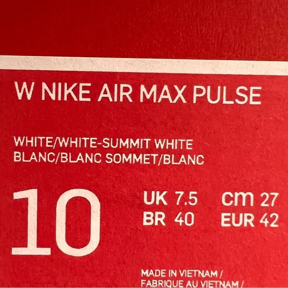 NWT Nike Air Max Pulse Women’s Shoes