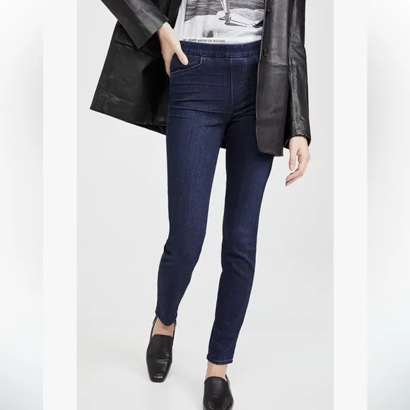 NWT Paige Denim Hoxton Ultra Skinny Pull On Jeans Sz 26 Love Z531