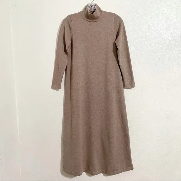 NWT Tuckernuck Ellery Knit Maxi Sweater Dress in Wheat