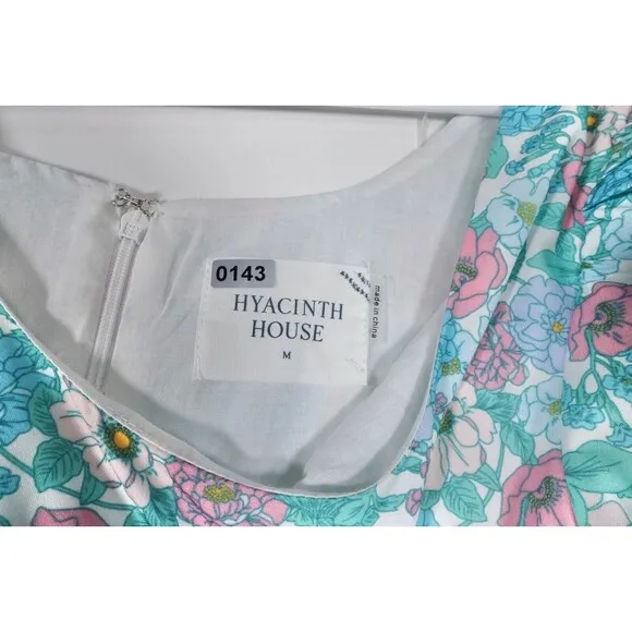 NWT Tuckernuck Hyacinth House Floral Puff Sleeve Sallie Dress Size Medium Rare