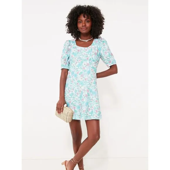 NWT Tuckernuck Hyacinth House Floral Puff Sleeve Sallie Dress Size Medium Rare