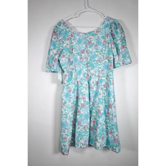NWT Tuckernuck Hyacinth House Floral Puff Sleeve Sallie Dress Size Medium Rare