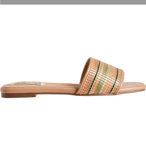 NWT VINTAGE HAVANA Finley Flat One Band Sandals