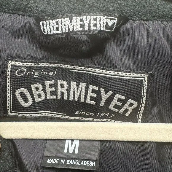 Obermeyer  Jacket Men M Beige‎ Thermo Removable Liner Heavy Winter Coat Vintage