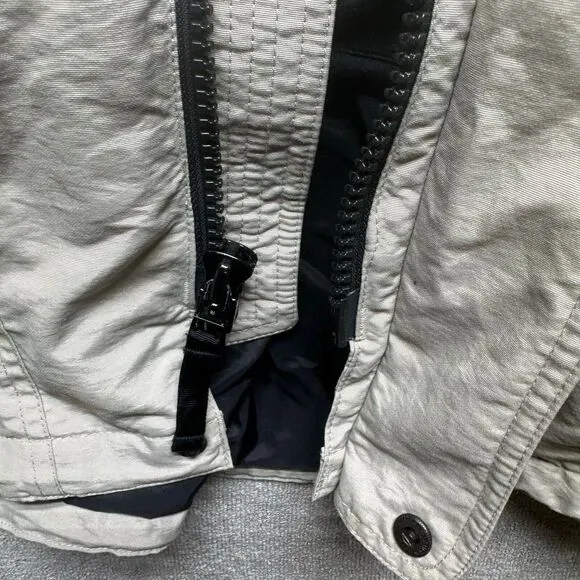 Obermeyer  Jacket Men M Beige‎ Thermo Removable Liner Heavy Winter Coat Vintage