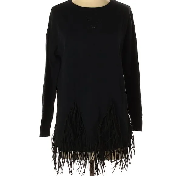 💥OC by Oleg Cassini Boho-chick Fringe Sweater💥
