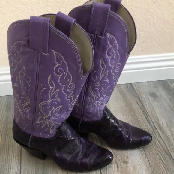 Olathe, KS, Vintage Purple Western Women's Boots