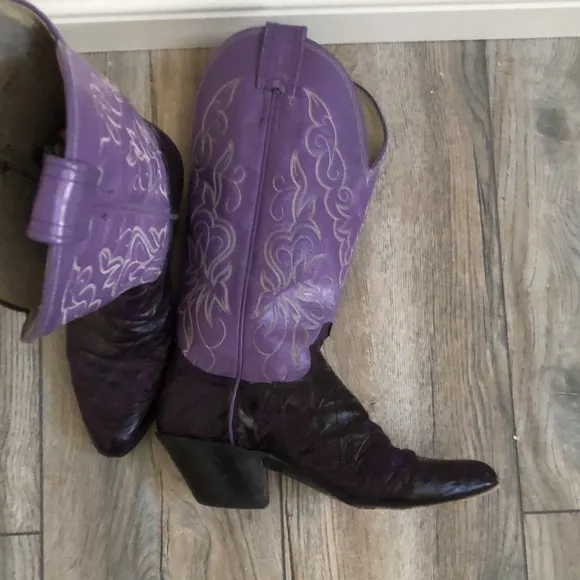 Olathe, KS, Vintage Purple Western Women's Boots