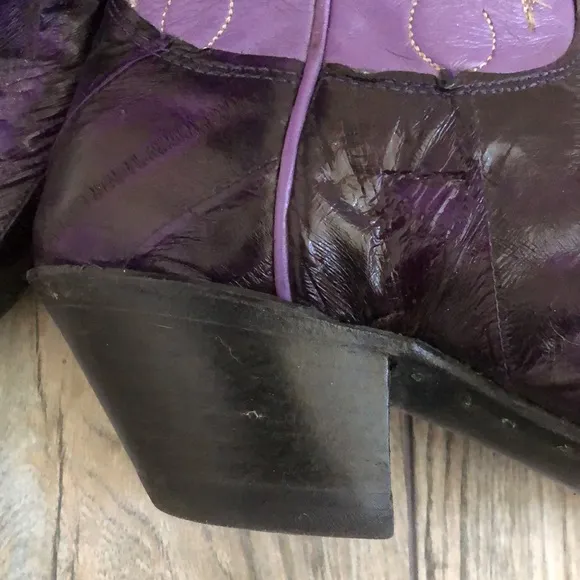 Olathe, KS, Vintage Purple Western Women's Boots