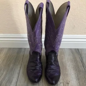 Olathe, KS, Vintage Purple Western Women's Boots