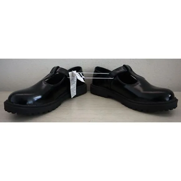 Old Navy 416676-011 Girl's Sz 1Y Black Jack Chunky Platform Mary-Jane Shoes