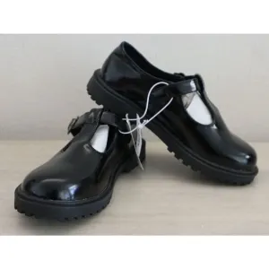 Old Navy 416676-011 Girl's Sz 1Y Black Jack Chunky Platform Mary-Jane Shoes