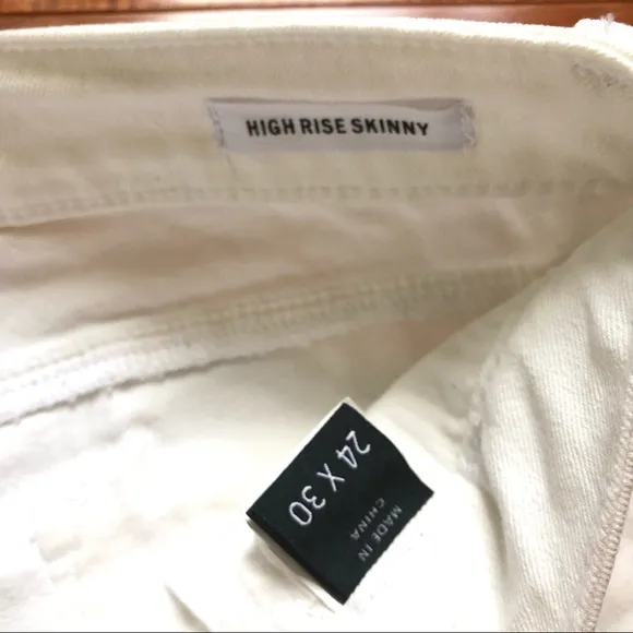 OLIVER LOGAN 24x30 high rise skinny jeans