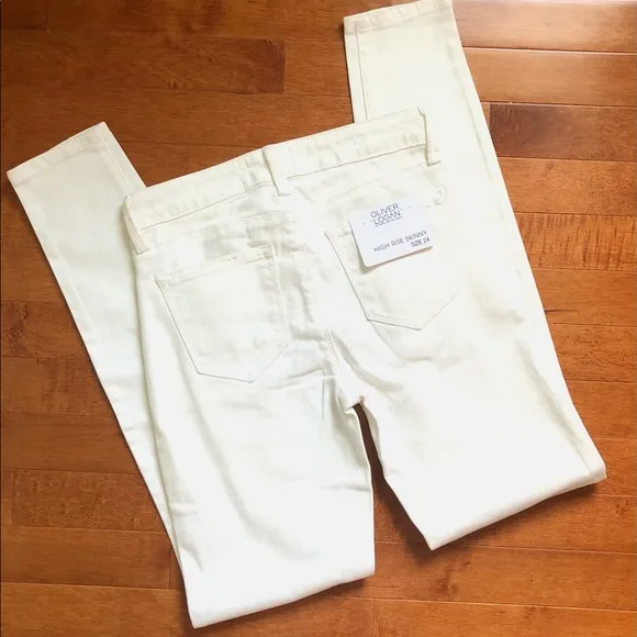 OLIVER LOGAN 24x30 high rise skinny jeans
