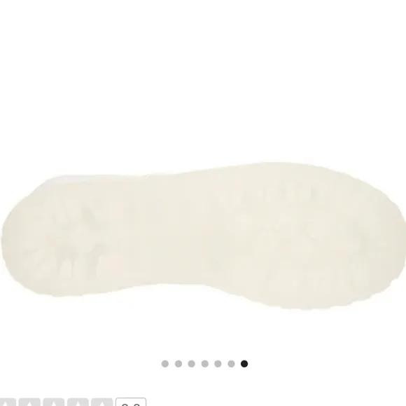 Olivia Miller white platform combat boots Gina 9 cy