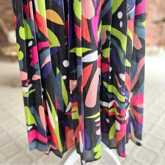 Olivia Rubin Esme Sequin Embellished Multicolor Midi Skirt 6