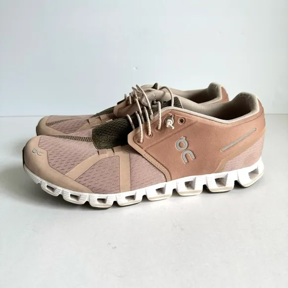 On Cloud 5 Slip On Running Shoes Pink Rose Athletic Sneakers Casual Womens 10.5