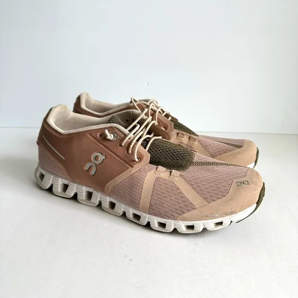 On Cloud 5 Slip On Running Shoes Pink Rose Athletic Sneakers Casual Womens 10.5