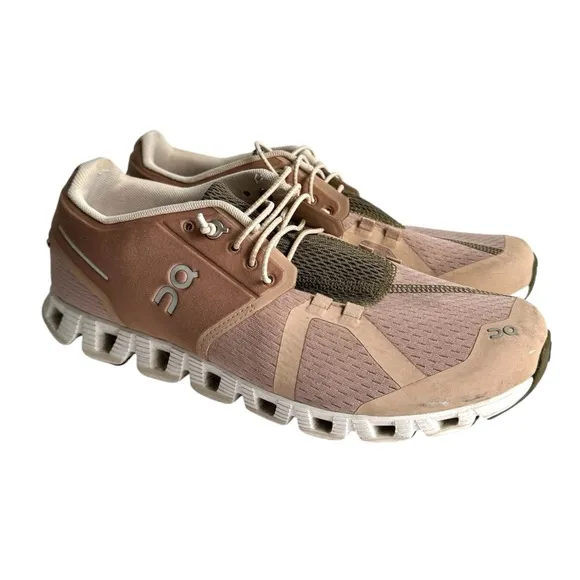 On Cloud 5 Slip On Running Shoes Pink Rose Athletic Sneakers Casual Womens 10.5