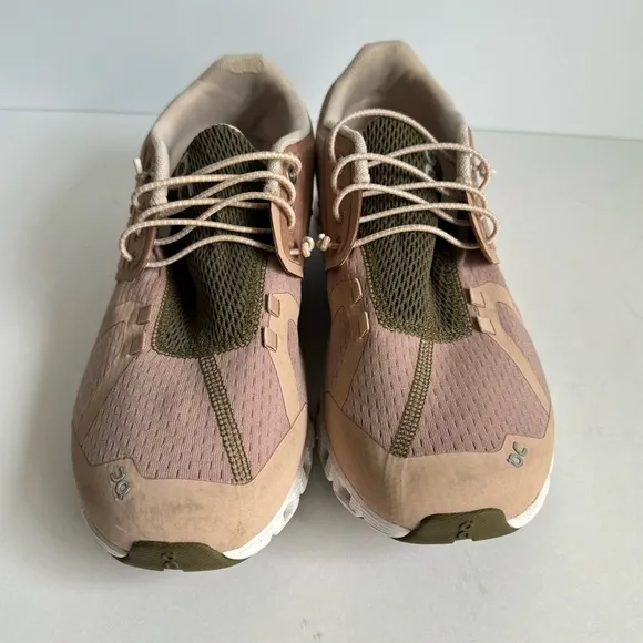 On Cloud 5 Slip On Running Shoes Pink Rose Athletic Sneakers Casual Womens 10.5