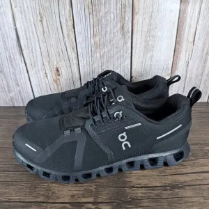On Cloud 5 Waterproof Black Bungee Slip On Running Sneaker Women's Sz 8 (GUC)