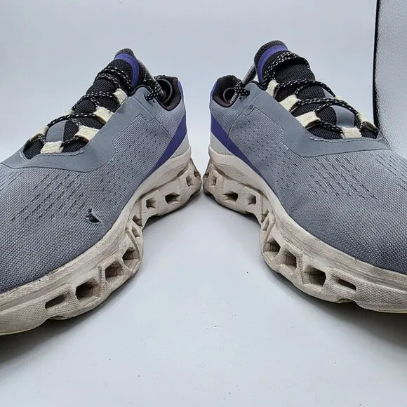 On Cloud Cloudmonster Mens Size 12 Gray Athletic Shoes Running Walking Outdoors