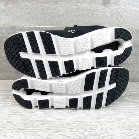 ON Cloudrunner Athletic Running Shoes Mens Size 12.5 Black White NEW #46.99017